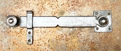 Ancienne SERRURE CLENCHE LOQUET / Fléau De Volet fer forgé - Photo 1/4