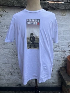 Northern Couture Kes Print White Tshirt XXL - Picture 1 of 4