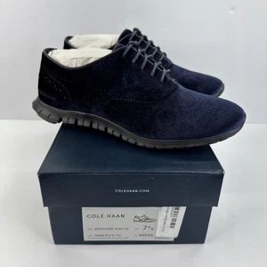 Blazer COLE HAAN Grand OS Zerogrand Azul Punta de Ala Zapatilla Oxford 7.5B - Imagen 1 de 6