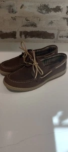 GH Bass Damenschuhe 7,5 Größe 7 1/2 braune Leder-Bootshalbschuhe  - Bild 1 von 10