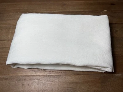 Cortina de Ducha West Elm Europea Lino Lino Estándar - 72"x74" Blanco Foto 1 de 4