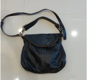 Margot Natalie weiche faltbare Leder Umhängetasche Handtasche Hobo Handtasche - Bild 1 von 15