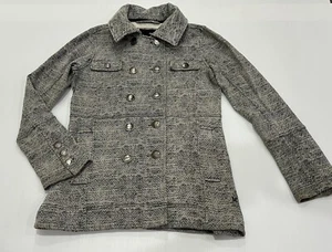 Women's Jacket Size XS Hurley Collared Double Breasted Stretch Pockets Button Up - Foto 1 di 7