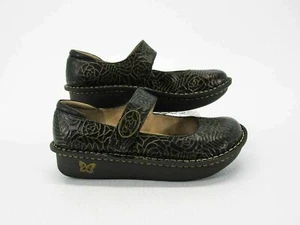 Alegria Women Shoe Paloma Bronze Leaf Size 9.5M EUR 40 Mary Jane Pre Owned qp - Picture 1 of 12