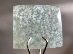 GILALITE Cabochon, Medusa Paraiba Quartz, Solid Blue Rectangle, Gemstones, 44044 - Picture 1 of 3