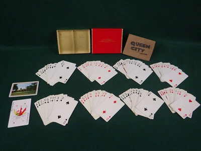 Vintage Brown&Bigelow advertising 2 deck playing card set Bridge/Canasta 1960s - Image 1 of 4