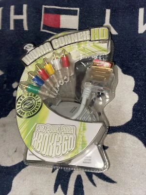 Iluma Connex HD for Xbox360 AV TV Imputs sge6008wb/27 Light Up & Gold Ends NOS - Image 1 of 4