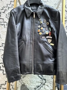 dsquared leather jacket men $2k - Picture 1 of 6