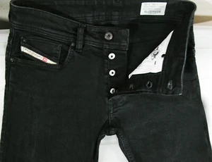*HOT AUTHENTIC Men's DIESEL SLEENKER 886Z Slim SKINNY STRETCH BLACK Jeans 29 x32 - Picture 1 of 12