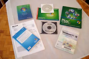 MICROSOFT WINDOWS XP PROFESSIONAL, XP HOME, PLUS FOR XP, VISTA, WORKS 8.5, VGC. - Picture 1 of 17