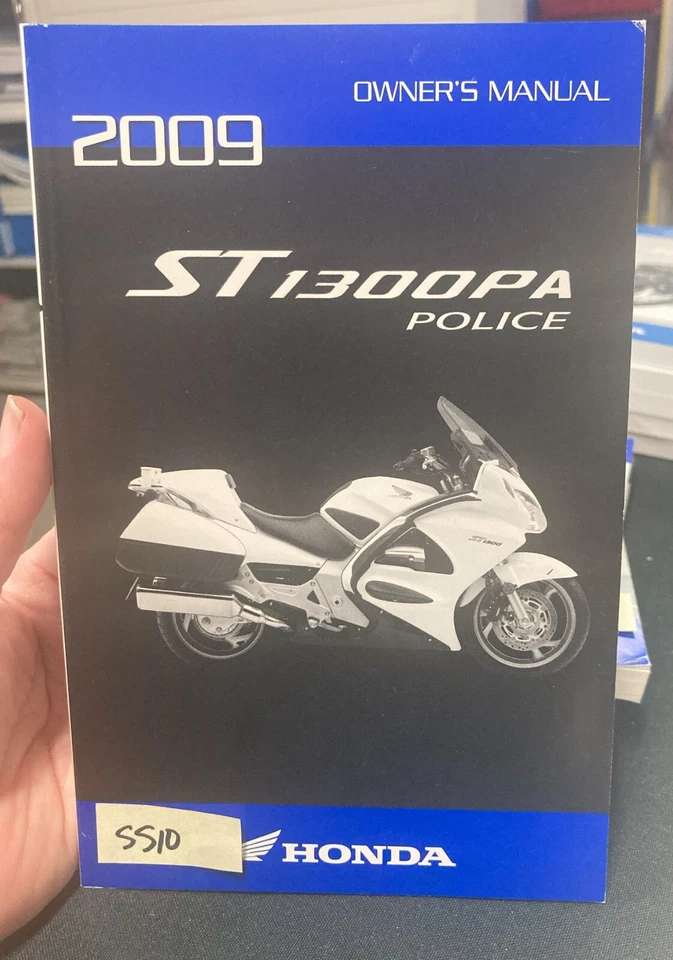 OEM HONDA 2009 ST1300PA Police OWNER'S MANUAL - Image 1 of 1