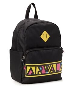 Airwalk Unisex Laptop 14" Backpack, Logo Black Skateboard Streetwear Bag NEW!