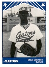 1983 Beaumont Golden Gators TCMA #3 Steve Johnson Chicago Illinois Baseball Card