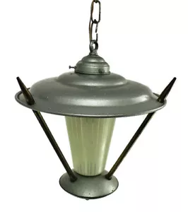 Ciondolo Lampadario Stilnovo Stilnovo Stillo Lanterna Ornato Ottone Metà Secolo Moderno In Caldo d'epoca - Foto 1 di 10