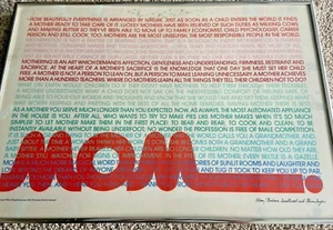 Mom signed Poster Barbara Smallwood & Glenn Taylor, 1982 - Picture 1 of 4