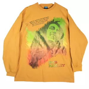 Camiseta De Colección Bob Marley Manga Larga Get Up Stand Up Talla XXL RARA - Imagen 1 de 11
