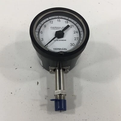 Perma-Cal 113NIM01A21 Process Gauge 30PSI 2-1/2"  - Image 1 of 4