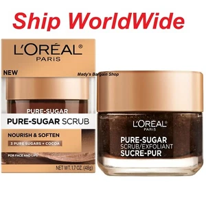 L'Oreal Paris Pure-Sugar Scrub Nourish & Soften 3 Sugar + Cocoa - Picture 1 of 14