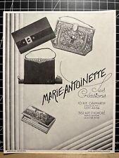 Donna Borsa Mode Pubblicità 1925 Vintage Francia Originale Reklame Poster