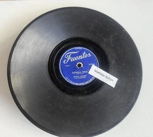 CESAR CASTRO Amarga pena / Mi padecer FUENTES US 78RPM Accordion Killer Hear - Picture 1 of 4