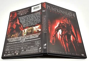 Pumpkinhead 4 Blood Feud DVD 2007 Lance Henriksen Near Mint Disc - Picture 1 of 14