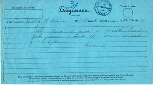 France, 1880, Vintage Telegram - Paris - Picture 1 of 1