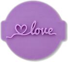 Love You L04 Embosser Stamp For Fondant Icing Cupcake Cake Topper Decoration