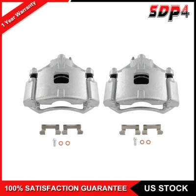 Conjunto de pinças de freio dianteiras conjunto com suporte compatível com 2005 - 2009 BUICK LACROSSE - Imagem 1 de 4