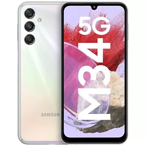 Samsung Galaxy M34 5G-FACTORY UNLOCKED DUAL SIM-6GB RAM-128GB STORAGE-GLOBAL - Picture 1 of 3
