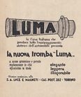 Z3657 The New Trumpet Luma - Advertising D'epoca - 1928 Vintage Advertising