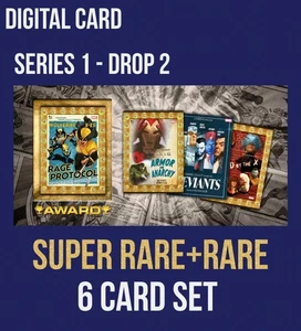 SCREEN CLASSICS SERIES 1 DROP 2 SR+RARE 6 CARD SET 2025 TOPPS MARVEL COLLECT - Picture 1 of 1