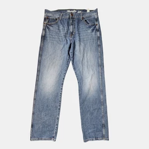 Wrangler Retro Slim Fit Straight Leg Jeans 36x32 Medium Wash Western 88MWZDK - Picture 1 of 11