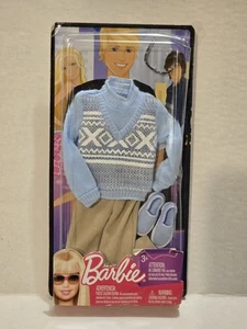 NEW Fashionista Ken 2009 Blue & Gray Track Suit Jacket Pants Glasses Mattel - Picture 1 of 2