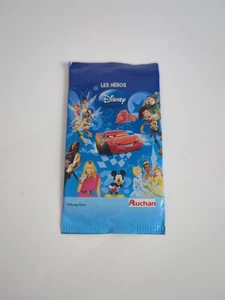 Disney Les Heros French Trading Cards Unopened Sealed Pack Auchan Cartamundi - Picture 1 of 2