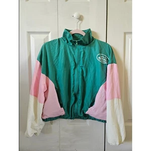 Chaqueta deportiva Daisy Street Active color turquesa bloque cremallera, mediana para mujer - Imagen 1 de 8