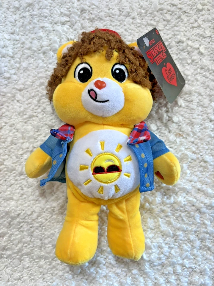BASIC FUN STRANGER THINGS X CARE BEARS DUSTIN LIMITED EDITION SOLD OUT IN STORES RARE NEW
