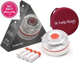 Help Flash Iot Luz De Emergencia V16 Con Geolocalización + Funda De Neopreno Roj - Imagen 1 de 18