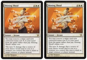 Shining Shoal x2 2x 2005 Betrayers of Kamigawa White Rare Instant MTG NM AZ1 - Picture 1 of 2