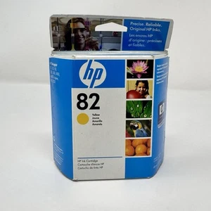 New HP 82 69-ml Yellow DesignJet Ink Cartridge C4913A Exp 01/2010 Sealed - Imagen 1 de 6