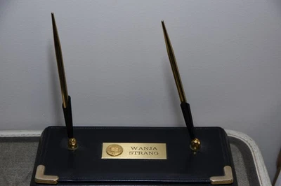 DE COLECCIÓN CADILLAC LOGO Pluma JUEGO DE ESCRITORIO Regalo para Empleados Foto 1 de 4