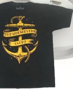 The Whosoevers T-Shirt Men L Black Anchor Tattoo Graphic Est. 2009 USA Christian - Picture 1 of 9