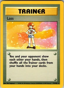 LASS   075/102 - POKEMON BASE SET - NM - Picture 1 of 2
