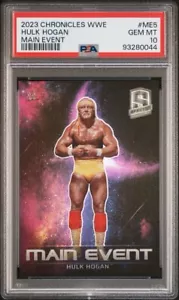 2023 PANINI CHRONICLES WWE HULK HOGAN SPECTRA SSP MAIN EVENT PSA 10 🔥🔥🔥 - Bild 1 von 3