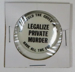 Anti-War Vietnam Protest Pinback Button - Picture 1 of 3
