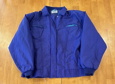 Chaqueta cortavientos vintage Izod Club cremallera completa grande Foto 1 de 4