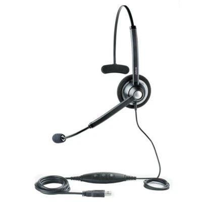 Jabra / GN Netcom BiZ 1900 USB Mono Noise-Canceling VoIP PC Headset 1983-829-107 - Image 1 of 2