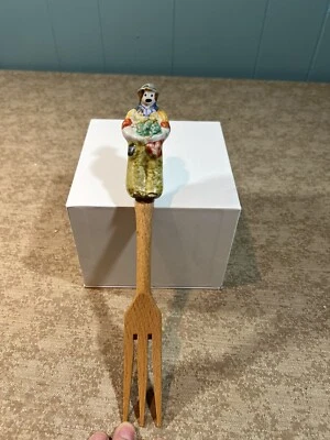 NUEVO HORQUILLA (HOMBRE) ITALIA pintada a mano hermosos detalles Foto 1 de 4