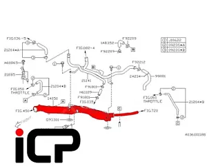 Genuine Upper Coolant Transfer Pipe Fits: Subaru Impreza 05-14 WRX STi RB320 - Picture 1 of 1