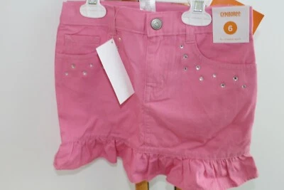 Falda Gymboree Flores Mariposa Niña Talla 6 Nueva Con Etiquetas Cintura Ajustable Rosa Foto 1 de 3