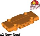 Lego technic 2x Panel Panneau Plate plaque 3x7x1 orange 71709 NEUF